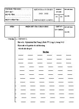 Đề kiểm tra cuối kì I Tiếng Việt 3 (Chân trời sáng tạo) - Năm học 2021-2022